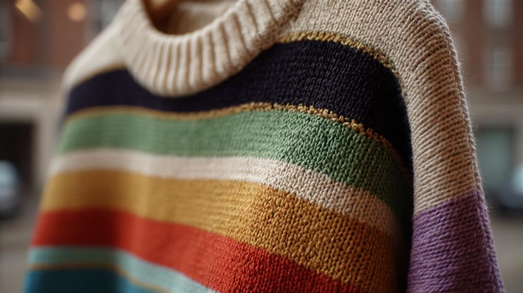 Stribet strik - den tidløse modefavorit